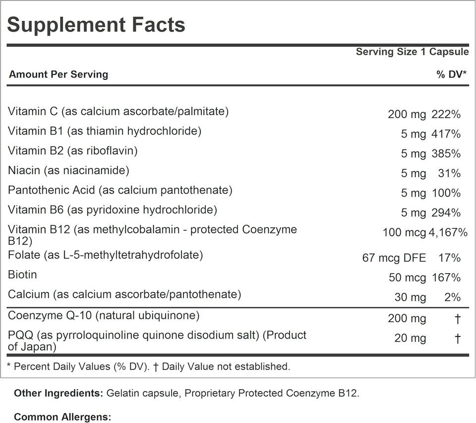 Andrew Lessman Coenzyme Q-10 200 Plus Pqq 20Mg - 30 Capsules - Maintains Coq10 Levels, Optimum Cellular Energy, Supports Energy Production, Heart, Brain, Liver, Kidney, Pancreas. No Additives