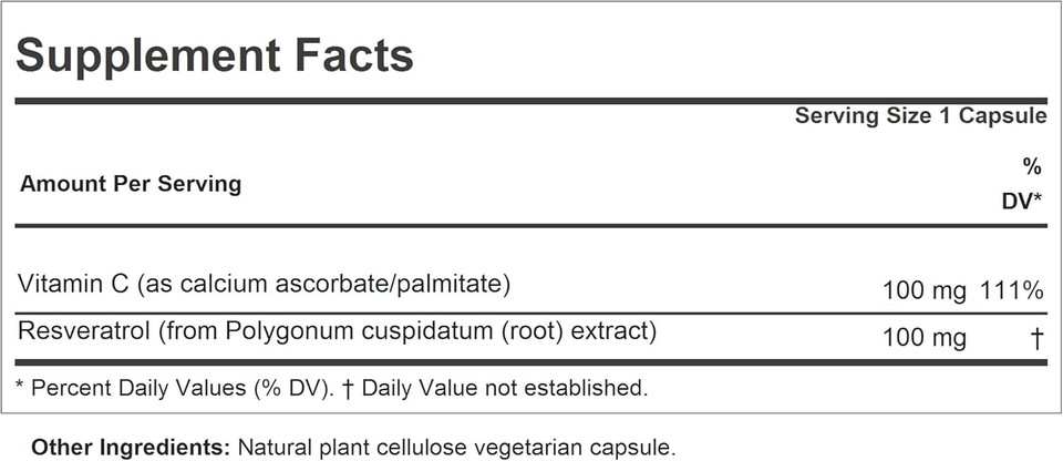 Andrew Lessman Resveratrol-100Mg - 180 Capsules - Red Wine'S Beneficial, Naturally Occurring Anti-Oxidant, Without Alcohol. Additive Free