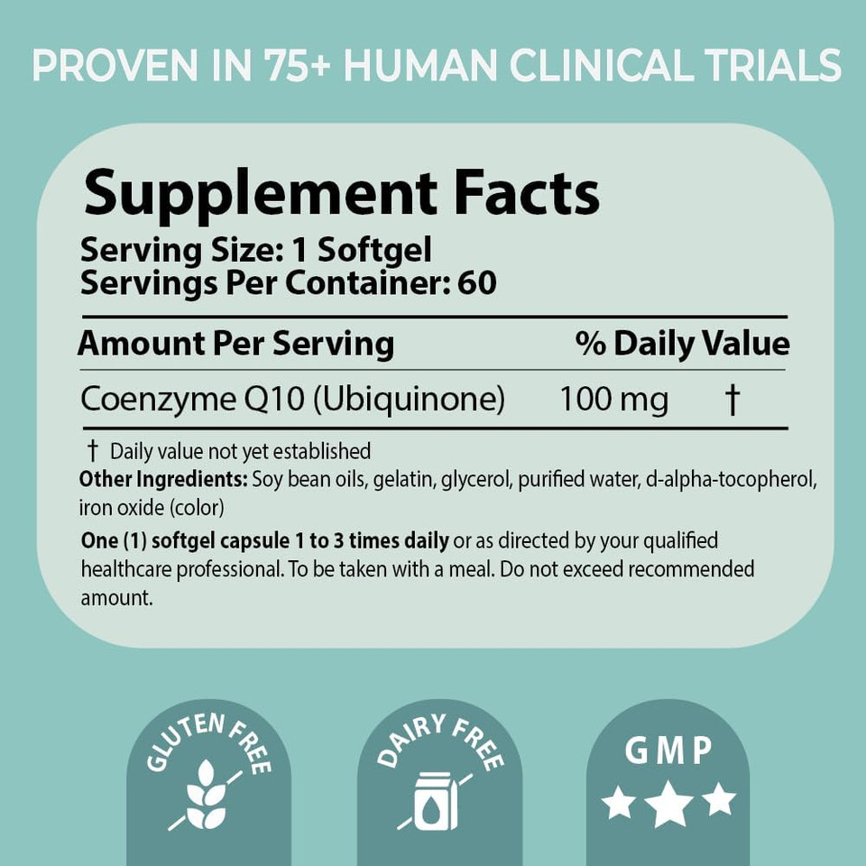 Pharma Nord Bio-Quinone Gold Coenzyme Q10 100Mg | The Original Coq10 | High Absorption, Backed By Research | Essential Antioxidant For Energy, Heart Health And Fertility Support* | 60 Softgels