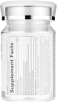 Anti-Aging, Resveratrol,Nadh& Pqq, Healthy Hair, Skin, And Nails, Cellular Health, Spermidine, Ubiquinol, Gmp, Made In Usa 60 Capsules