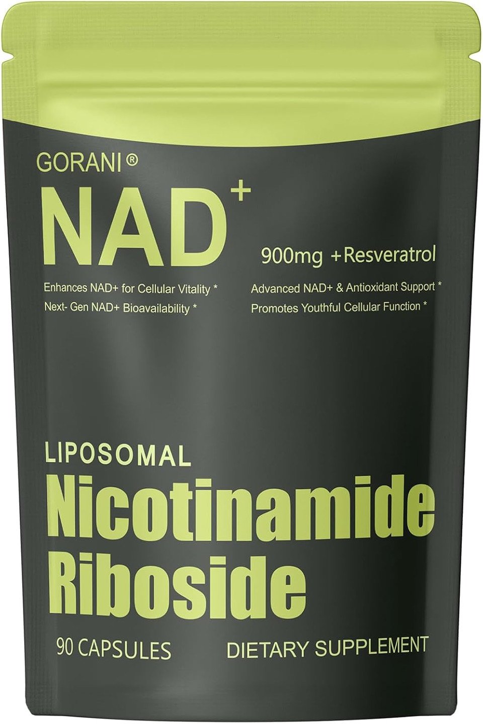 Nmnh Supplement Alternative -Liposomal Nad+ & Resveratrol Supplement  90 Capsules, Enhanced Absorption Technology For Cellular Health, Energy Support & Mental Focus | Non-Gmo, Gluten-Free