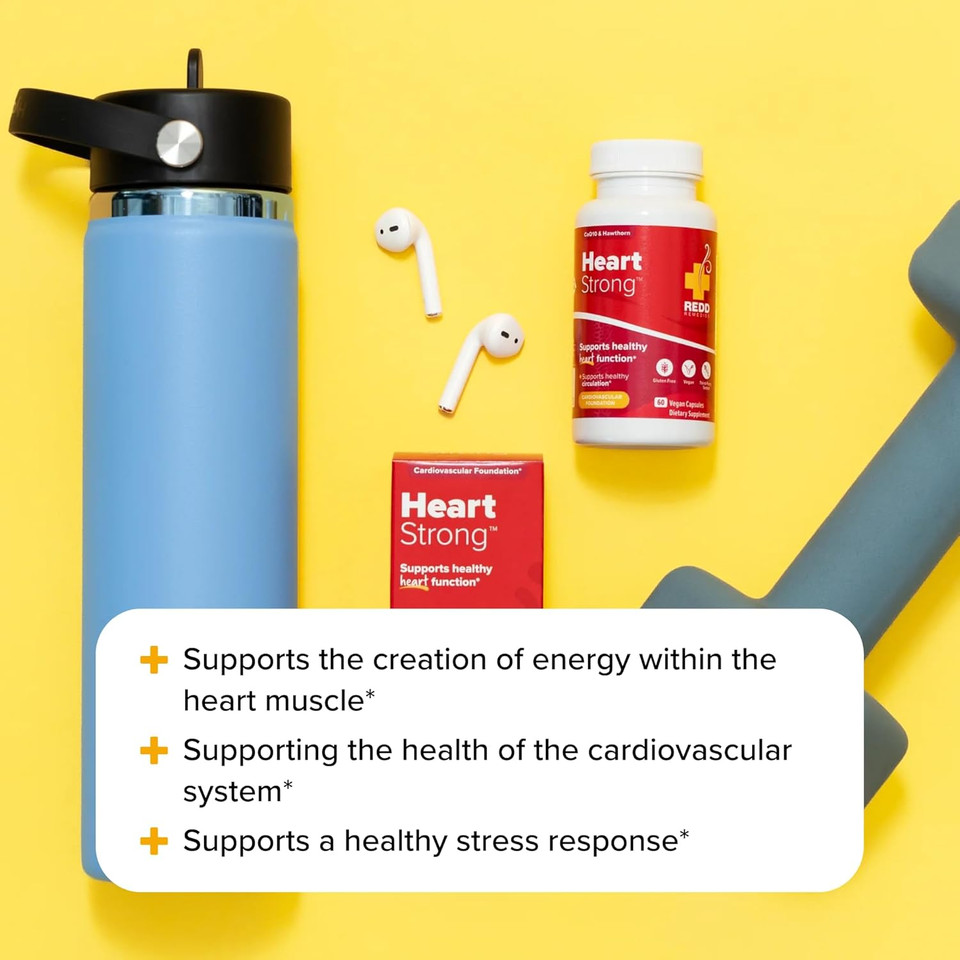 Redd Remedies, Heart Strong, Supports Cardiovascular Health, 60 Tablets