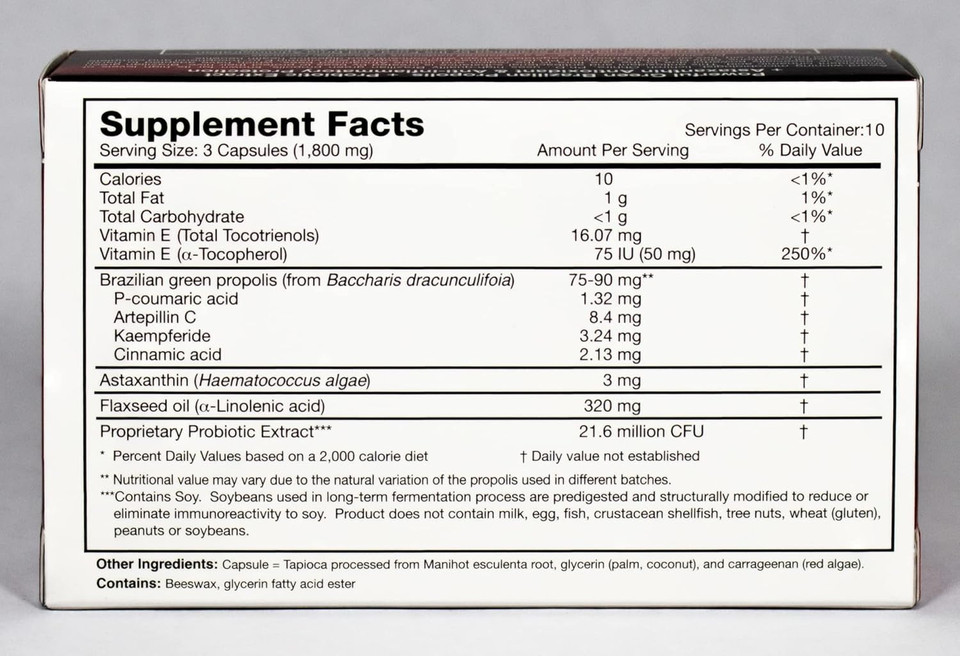 Dr. Ohhira'S Propolis Plus With Brazilian Green Propolis, 120 Capsules
