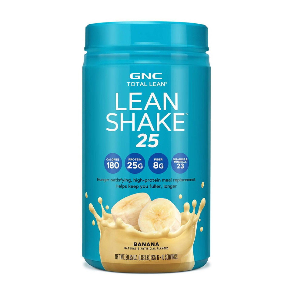 Gnc Total Lean | Lean Shake 25 Protein Powder | High-Protein Meal Replacement Shake | Girl Scout Coconut Caramel | 16 Servings