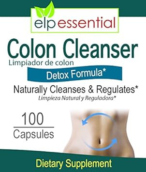 Colon Cleanser Detox Formula 100 Capsules Limpiador De Colon