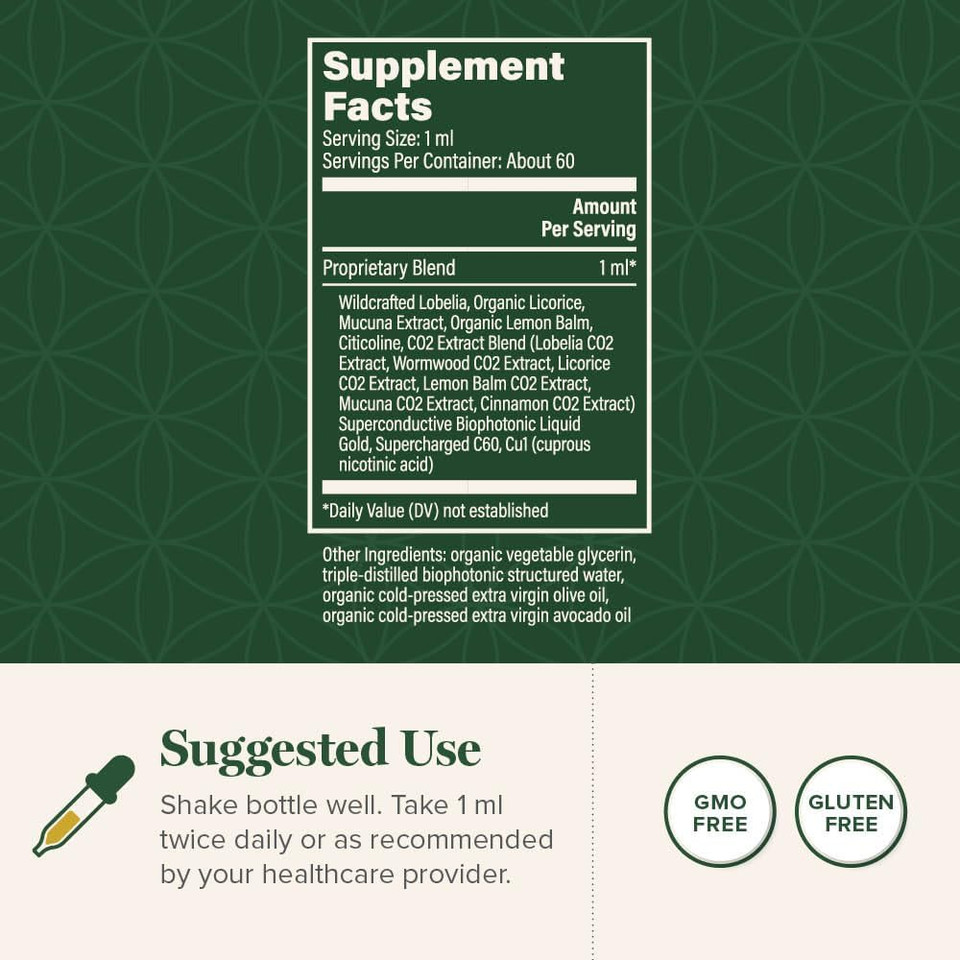 Global Healing Center - Foreign Protein Cleanse (Spike Protein Detox) - Support Formula With Wormwood - Helps Detox For Immune Support - 2 Fl Oz Global Healing Center - Foreign Protein Cleanse (Spike Protein Detox) - Support Formula With Wormwood - Helps Detox For Immune Support - 2 Fl Oz