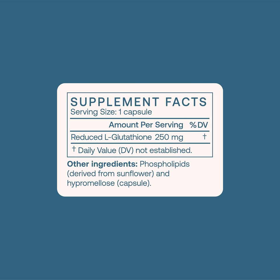 Bodybio Liposomal Glutathione - Master Antioxidant For Cellular Protection, Advanced Liposomal Absorption For Detox & Toxin Removal