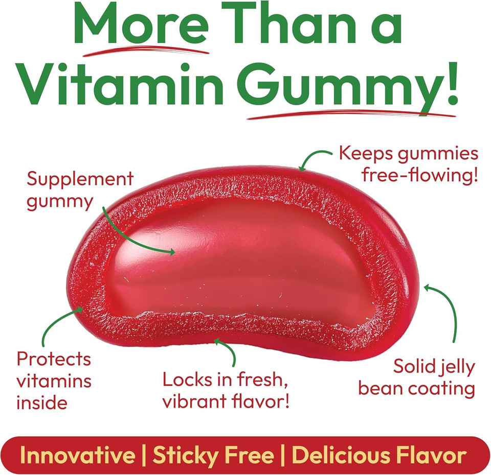 Apple Cider Vinegar Jelly Bean Gummies With The Mother And Ginger, Vegetarian Dietary Supplements For Men And Women, Digestive Health Support, 120 Apple Blast Jelly Beans, Kosher