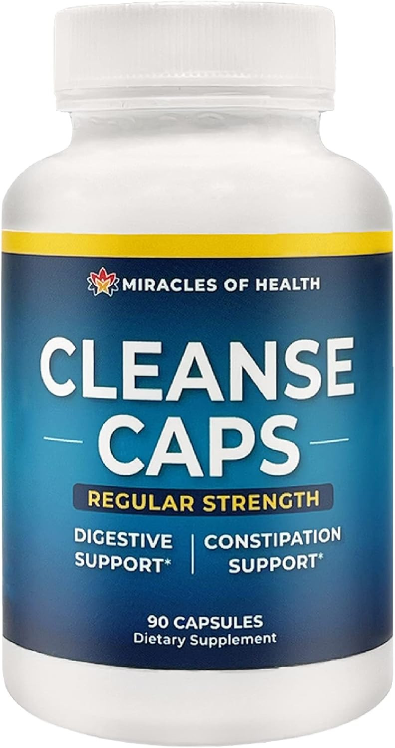 Herbal Cleanse Caps - Regular Strength | 100% Natural Laxative And Colon Cleanser