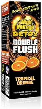 High Voltage Double Flush Tropical Orange