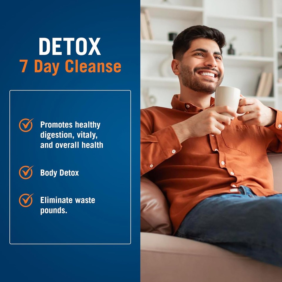 Century Systems The Cleaner Detox, Powerful 14-Day Complete Internal Cleansing Formula For Men, Support Digestive Health, 104 Vegetarian Capsules