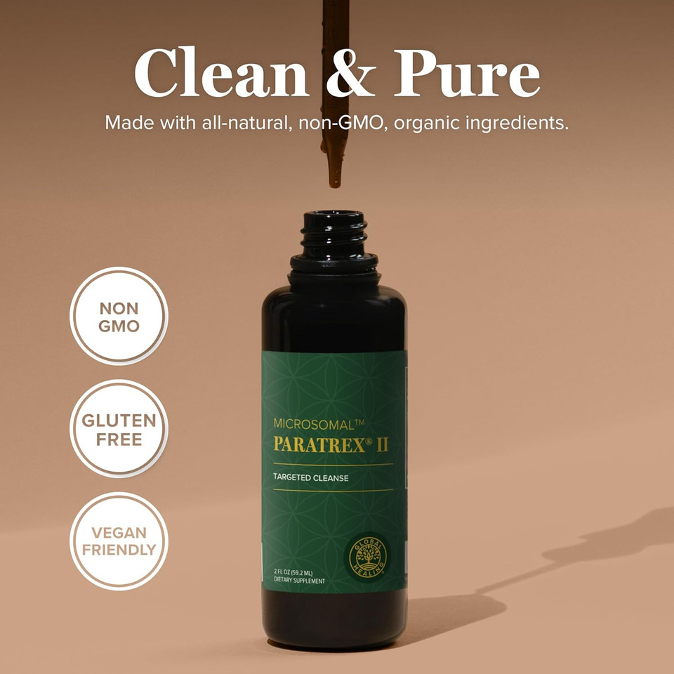 Global Healing Paratrex Ii - Advanced Detox Support - 2 Fl Oz