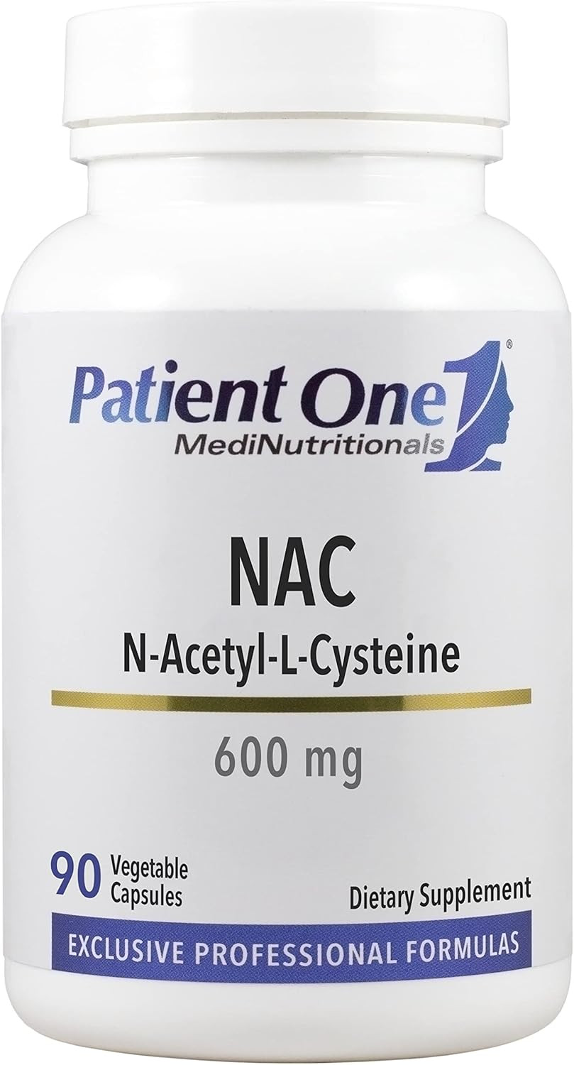 Patient One Nac (N-Acetyl Cysteine) 600 Mg | Supplement To Support Immune, Respiratory And Liver Health* | 90 Capsules