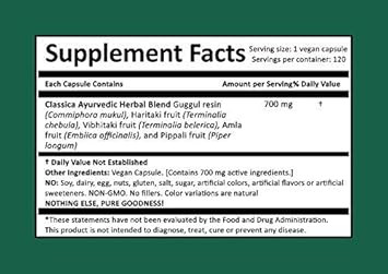 Trifala Guggul - Metabolic & Detox Harmony