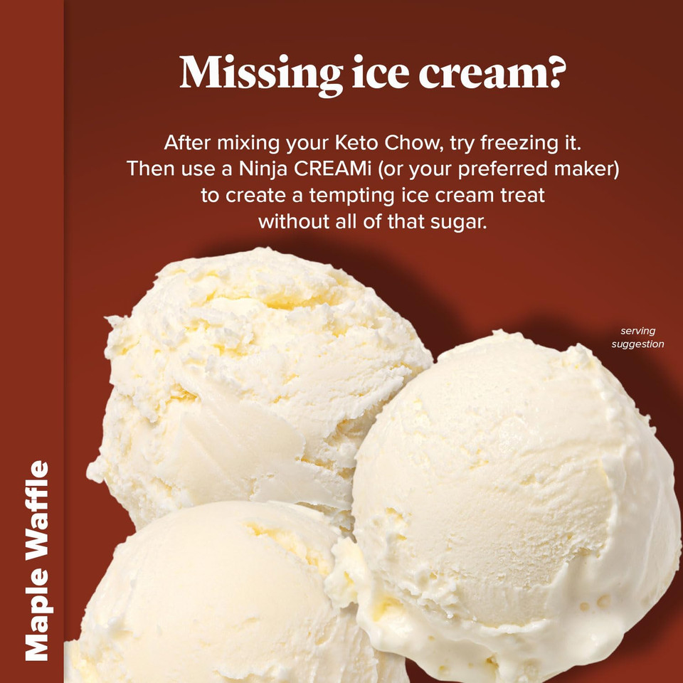 Keto Chow Chocolate Peanut Butter | Keto Meal Replacement Shake Powder | Nutritionally Complete | Low Carb | Delicious Easy Meal Substitute | Protein Rich You Choose The Fat | 21 Meal Serving