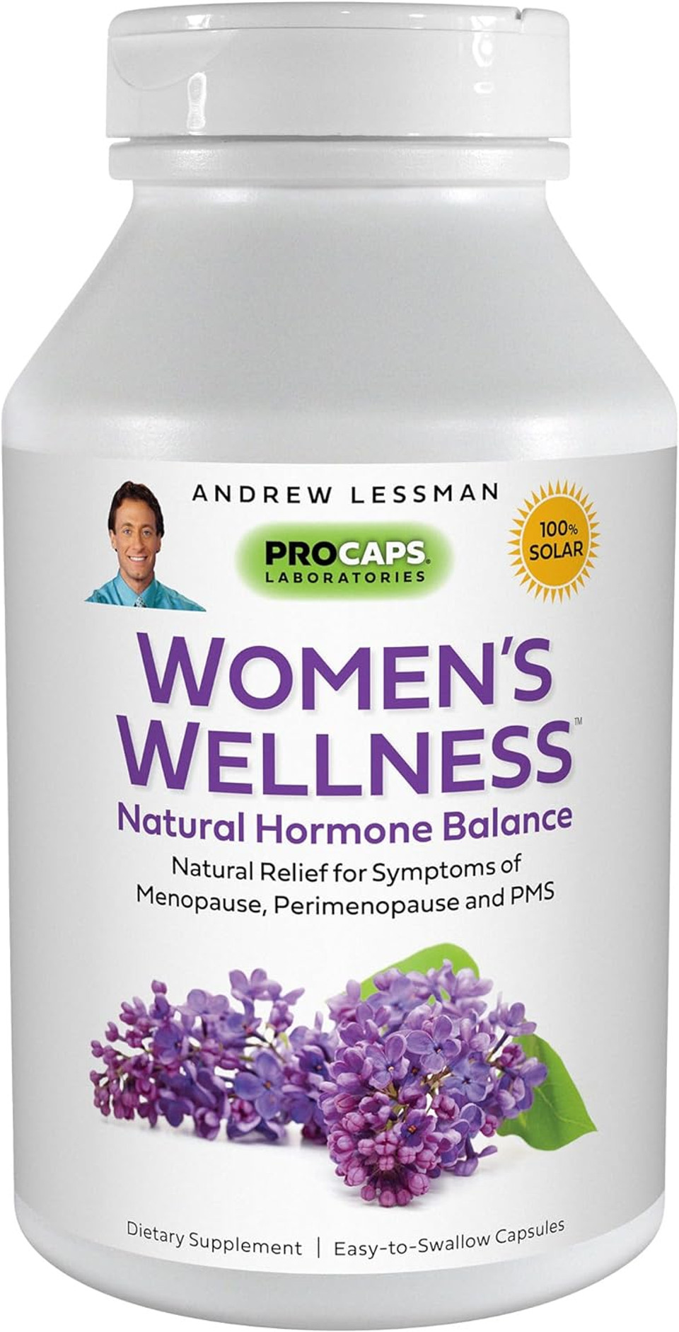Andrew Lessman WomenS Wellness 60 Capsules - Naturally Relieves Pms, Menopause And Perimenopause Symptoms, With Soy Isoflavones, Egcg, Cranberry, Broccoli And More. Easy To Swallow Capsules