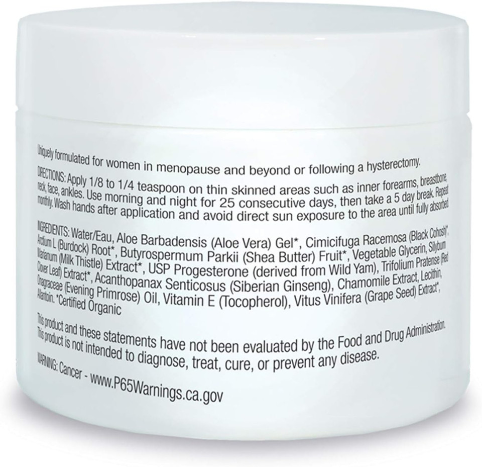 Organic Excellence Balance Plus Therapy - Usp Bioidentical Organic Progesterone Cream For Women - With Phytoestrogens - For Menopause Relief And Natural Hormone Balance, 3.3 Fl Oz (100G) Organic Excellence Balance Plus Therapy - Usp Bioidentical Organic Progesterone Cream For Women - With Phytoestrogens - For Menopause Relief And Natural Hormone Balance, 3.3 Fl Oz (100G)