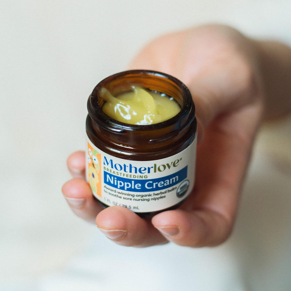 Motherlove Nipple Cream (1 Oz) Organic Lanolin-Free Nipple Cream For BreastfeedingBenefits Nursing & Pumping Moms