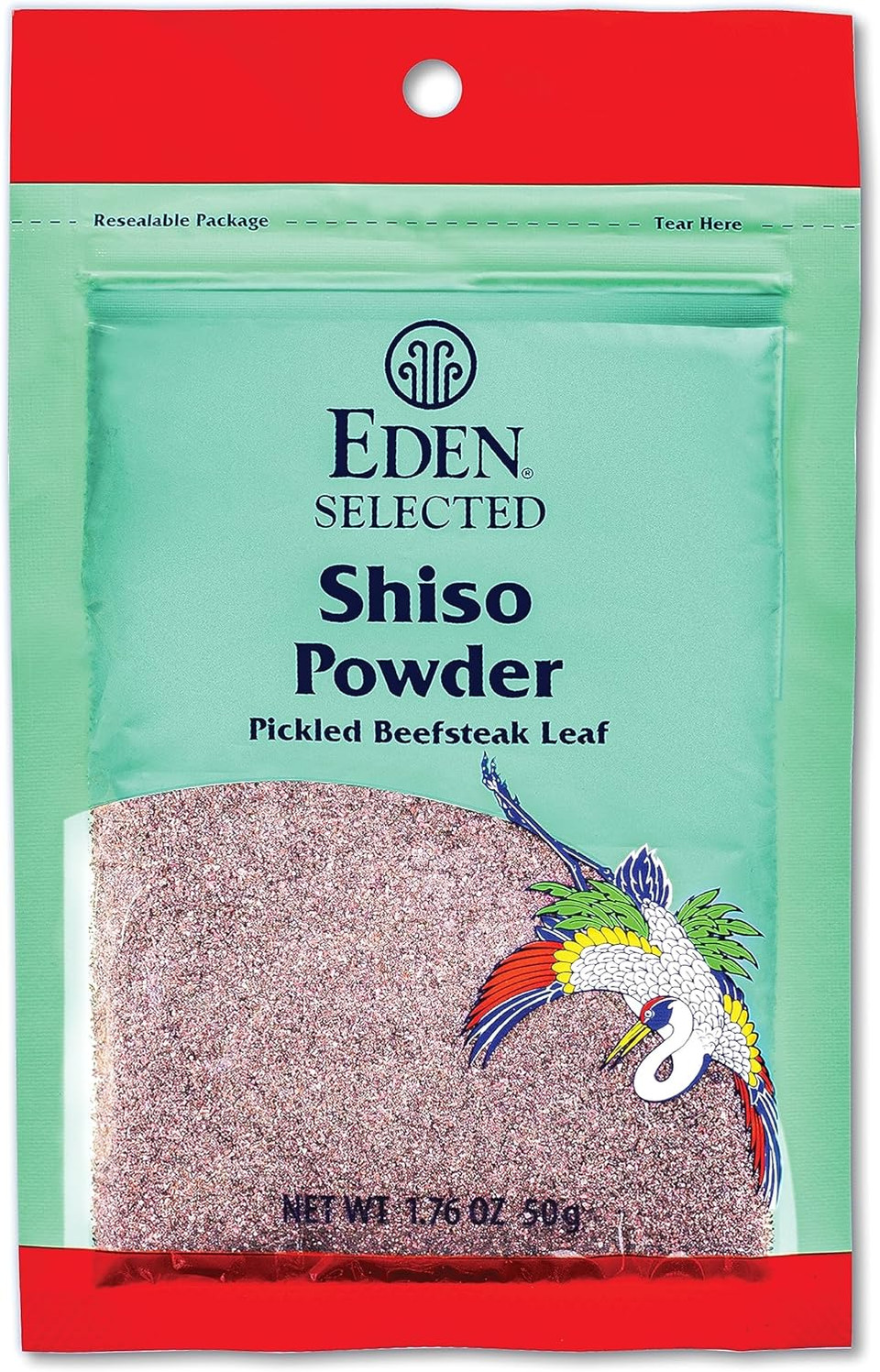 Eden Shiso Leaf Powder, Traditionally Made In Japan, Pickled Beefsteak Leaf, 1.76 Oz Eden Shiso Leaf Powder, Traditionally Made In Japan, Pickled Beefsteak Leaf, 1.76 Oz