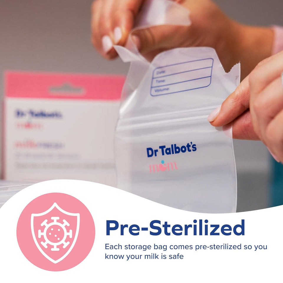 Dr. Talbot'S Mom Milkfresh Breastmilk Freshness Sensors - Pairs With App To Monitor Time And Temperature - 20 Count