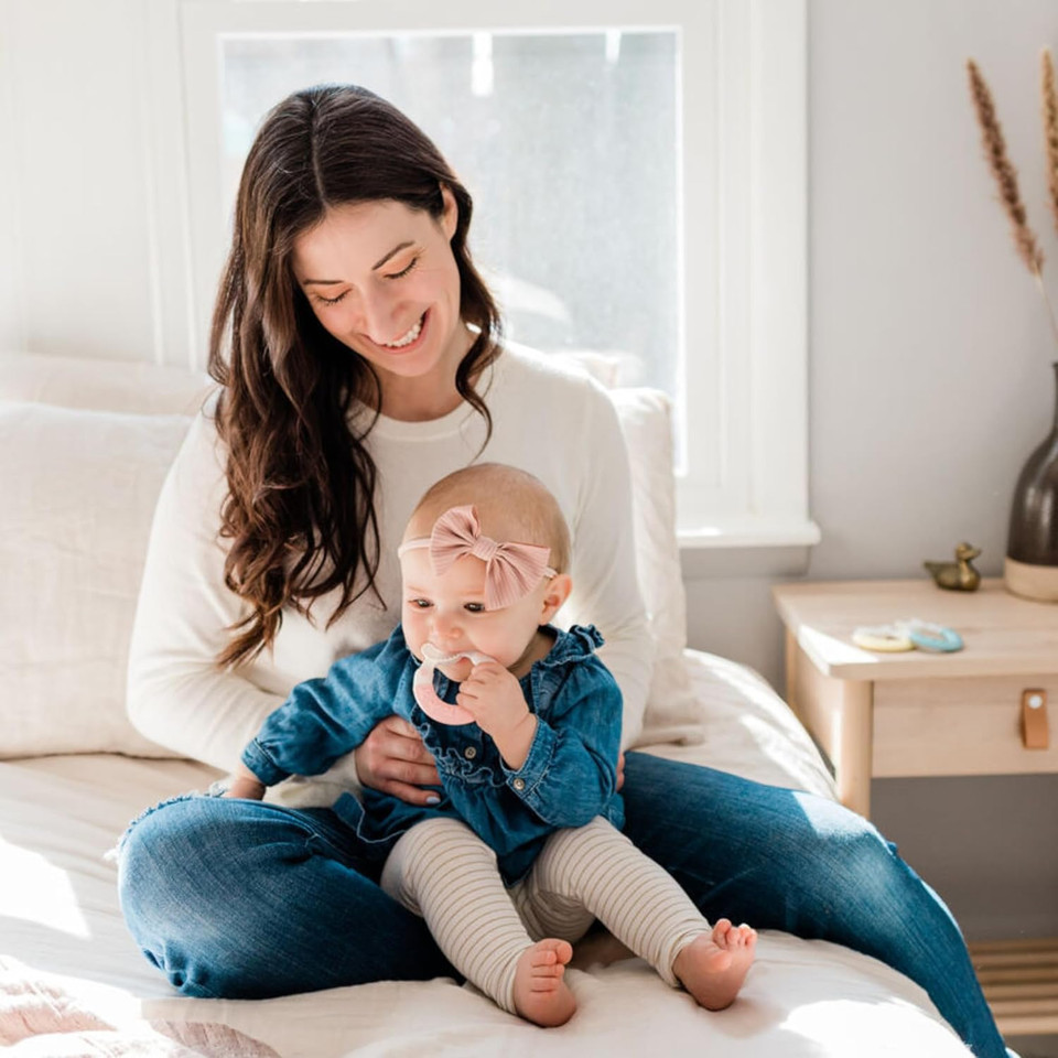 Bite & Brush Teether, Girls 3+ Months, 1-Count, Pink