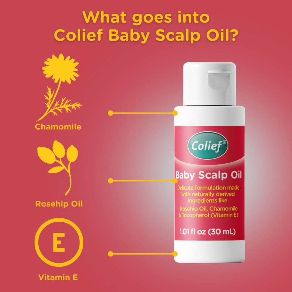 Colief Baby Massage Oil Baby Scalp Oil | Soothing Moisturizing Oils For Babies Scalp & Body | Made With 100% Natural Ingredients |