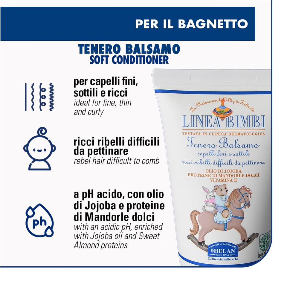 Helan Linea Bimbi Bio - Diaper Cream For Baby Against Redness & Irritation, Soothing And Protective Diaper Rash Cream With Aloe Vera & Vitamin E, Baby Essentials For Newborn - Made In Italy, 50 Fl Oz