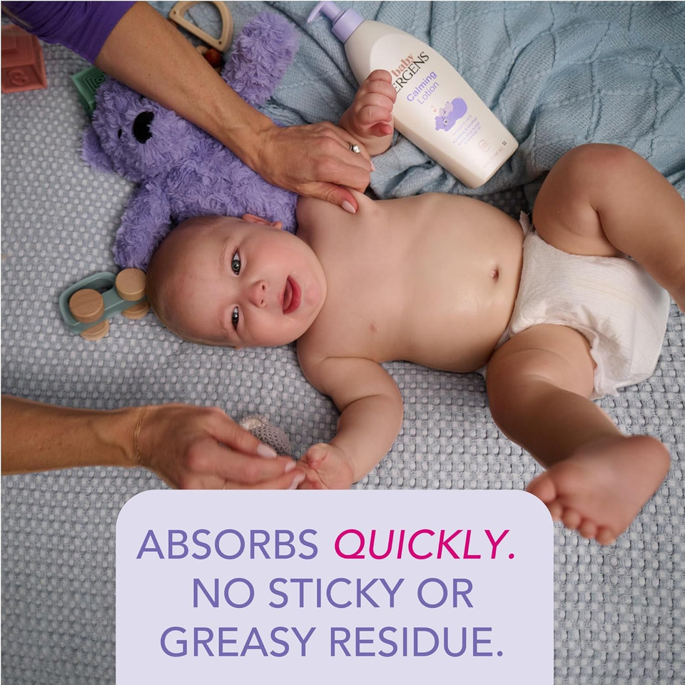 Jergens Baby Calming Lotion, Baby Calming Lotion, Lavender Baby Lotion, Baby Moisturizer With Shea Butter And Lavender Oil, 16.8 Fl Oz Jergens Baby Calming Lotion, Baby Calming Lotion, Lavender Baby Lotion, Baby Moisturizer With Shea Butter And Lavender Oil, 16.8 Fl Oz