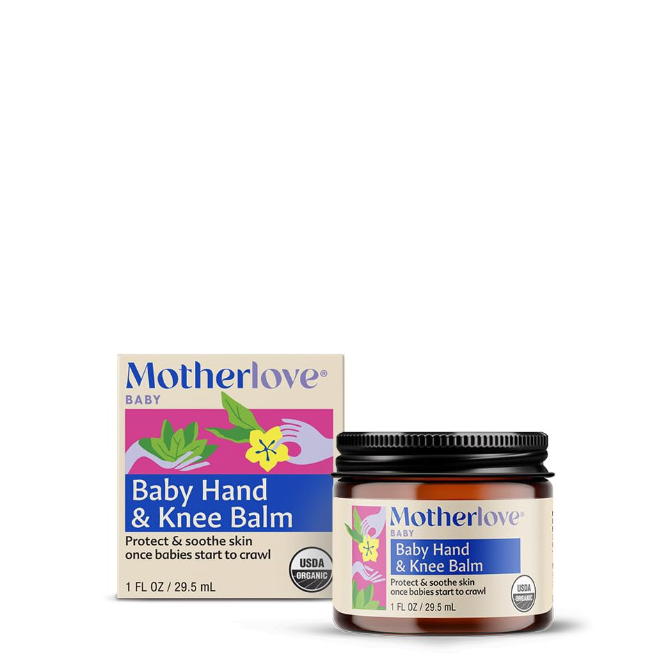 Motherlove Baby Hand & Knee Balm (1 Oz) Herbal Ointment For Crawling BabiesOrganic, Non-Gmo, & Cruelty Free
