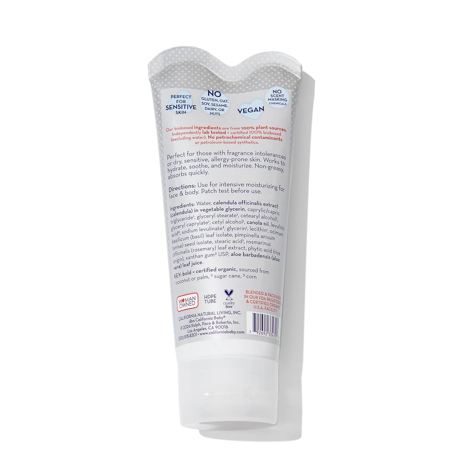 California Baby Super Sensitive Unscented Cream | 100% Plant-Based Moisturizer | Soothing Baby Lotion For Newborn | Hypoallergenic | 2.9 Oz / 82 G California Baby Super Sensitive Unscented Cream | 100% Plant-Based Moisturizer | Soothing Baby Lotion For Newborn | Hypoallergenic | 2.9 Oz / 82 G
