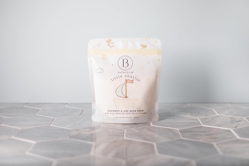 Bathorium Little Charlie Bath Soak, Nourishing Soak For Babies, Made With Colloidal Oat, Chamomile & Coconut, Moisturizes & Soothes Delicate Skin, 9 Oz