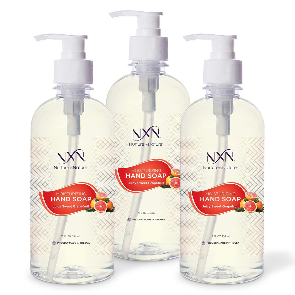 Nxn Hand Soap Anti Bacterial (12Oz, Sweet Grapefruit)