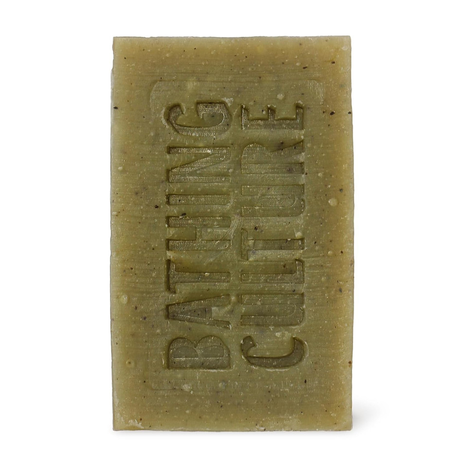 Bathing Culture, Natural Organic Soap Bar For Body, Exfoliating Bar Soap, Infused With Chlorella, Comfrey Root & Aloe, Natural, Biodegradable, Sustainable, Vegan Personal Care, 4.58 Oz, 127 G