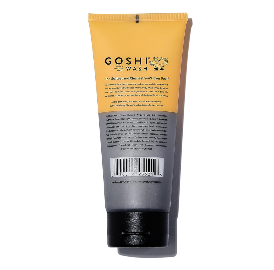 Goshi Super Vitamin Body Wash 20 Oz - Ph-Balanced Exfoliating Body Wash For Men And Women - For All Skin Types