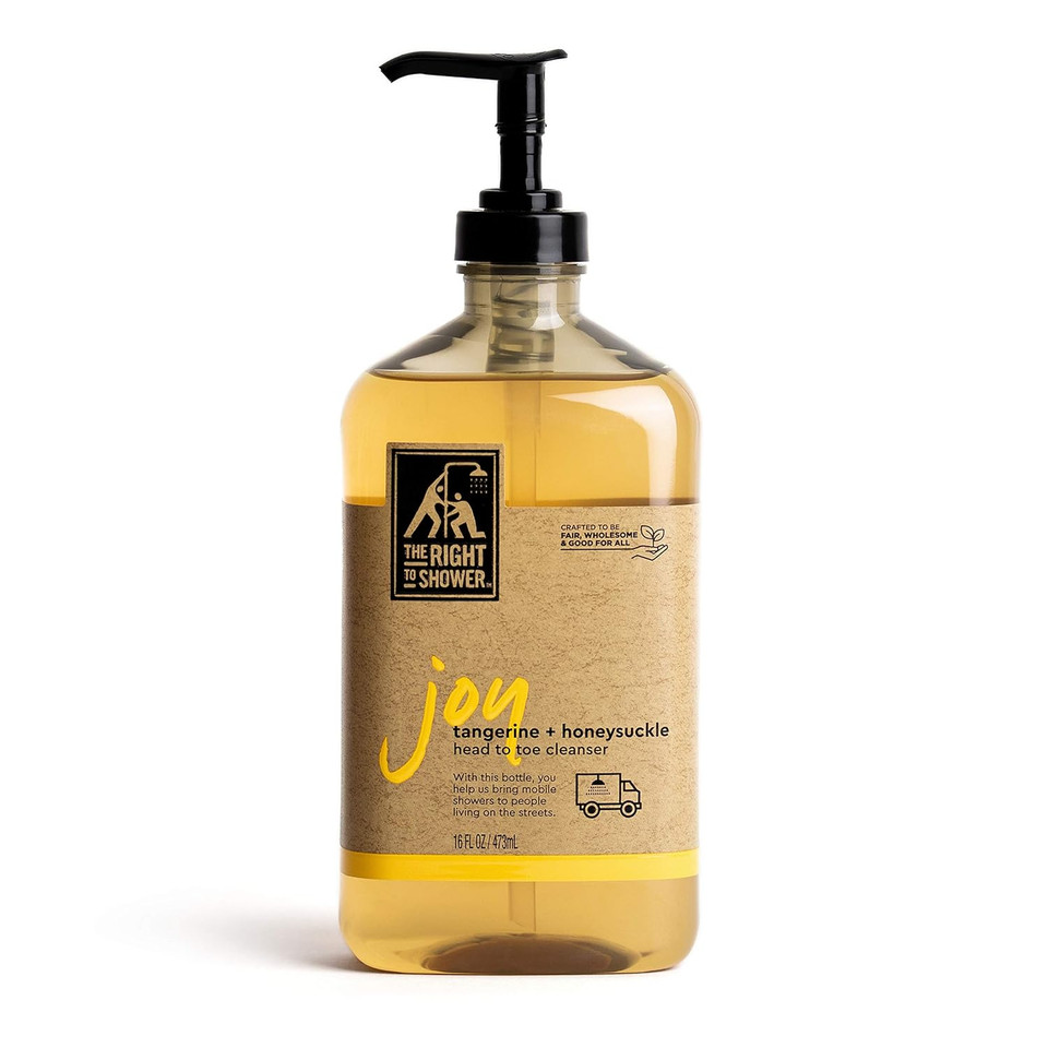 The Right To Shower Joy Body Wash + Tangerine & Honeysuckle, 16 Ounce