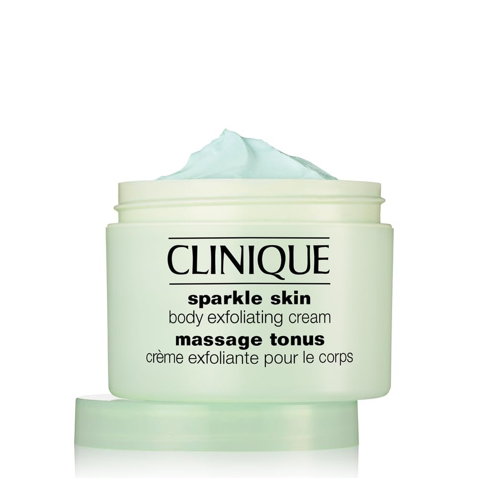 Clinique Sparkle Skin Body Exfoliating Cream With Salicylic Acid, Jar, 8.5 Fl Oz