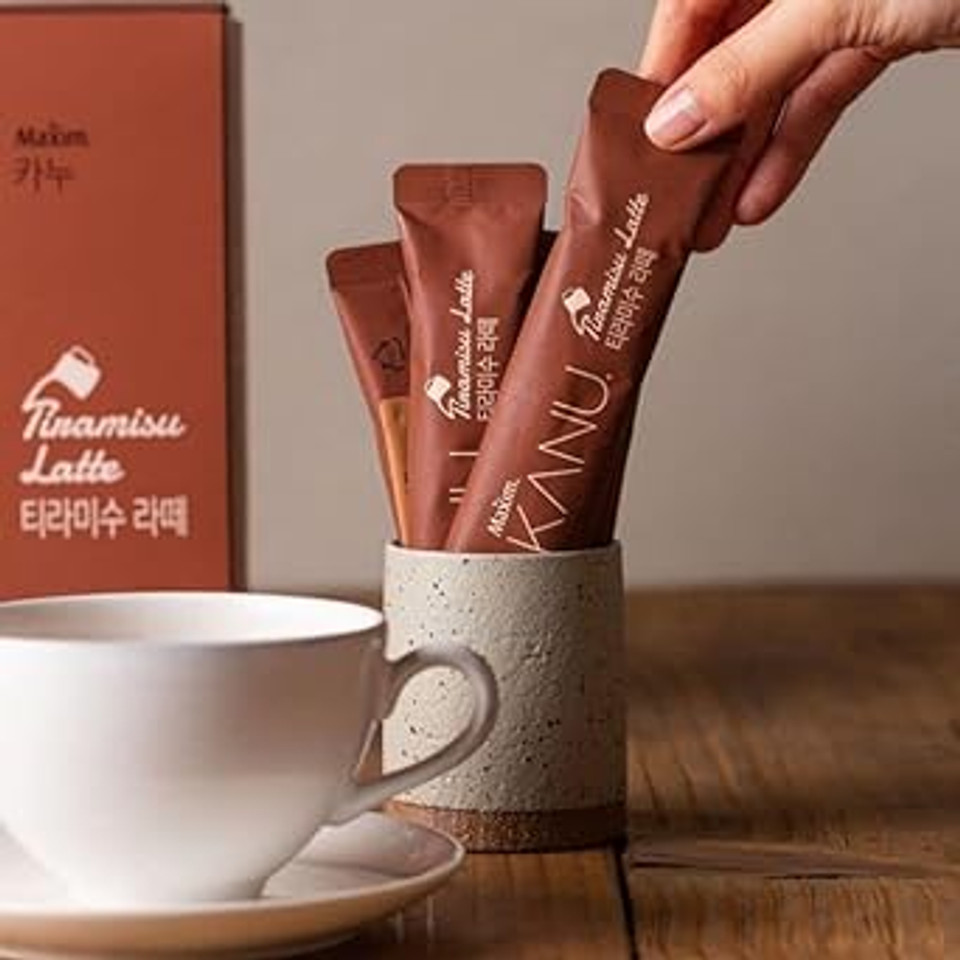 Zeesoon Dongsuh Maxim Kanu Tiramisu Latte 24 Sticks