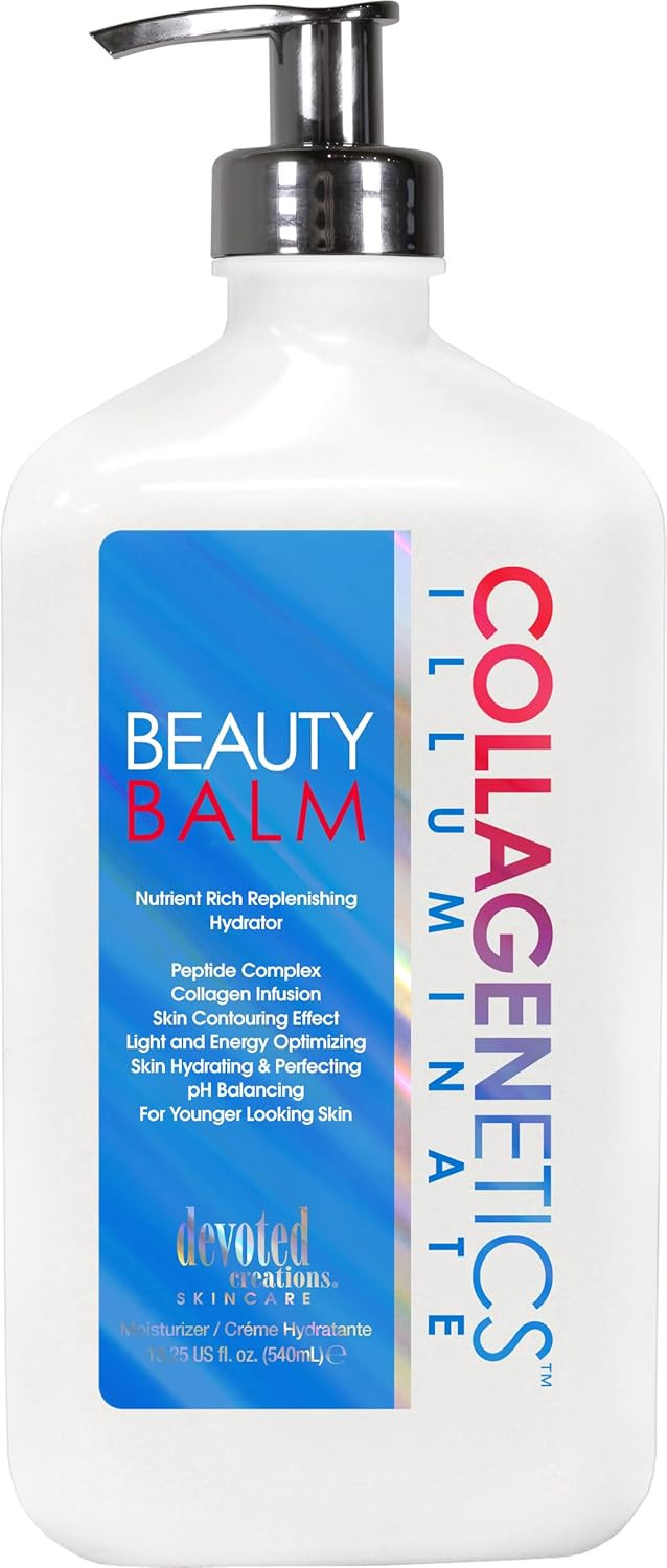 Devoted Creations Collagenetics Beauty Balm - Nutrient Rich Replenishing Post Light Hydrator