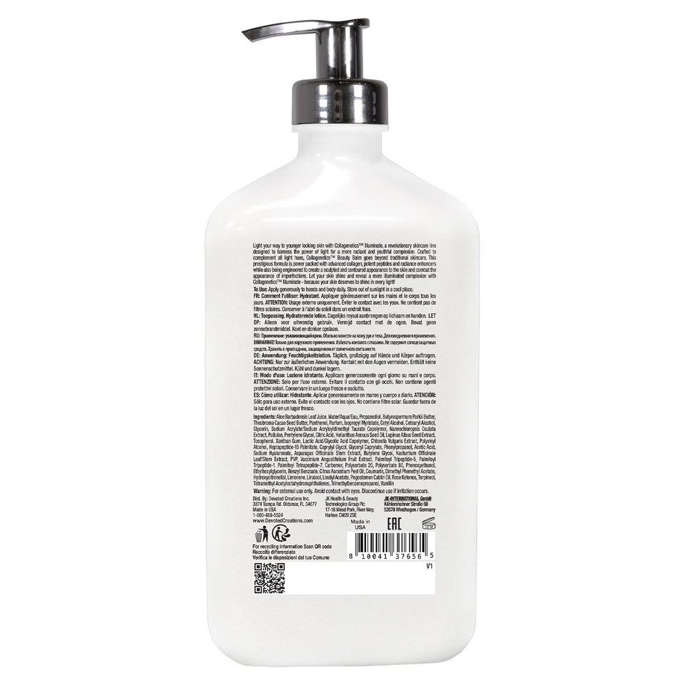 Devoted Creations Collagenetics Beauty Balm - Nutrient Rich Replenishing Post Light Hydrator