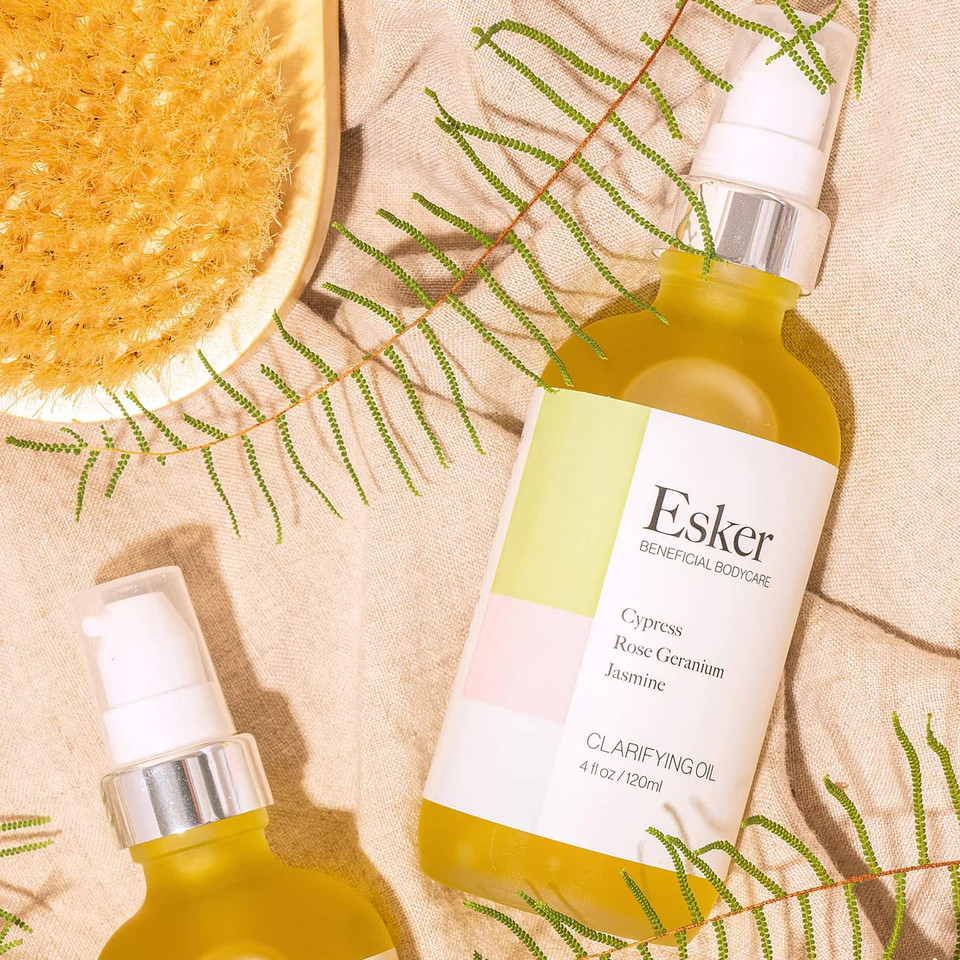 Esker Restorative Body Oil: Premium Deep Hydration Oil Designed To Soften And Moisturize Skin While Promoting Circulation And Energy Flow, Fast-Absorbing With Vitamins And Antioxidants - 2 Oz
