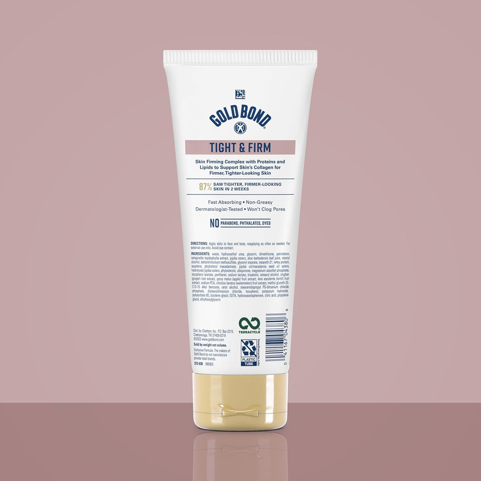 Gold Bond Age Renew Tight & Firm Body & Face Lotion With Proteins & Lipids, Skin Firming Lotion For Women & Men With Aging, Dry Skin, 8 Oz