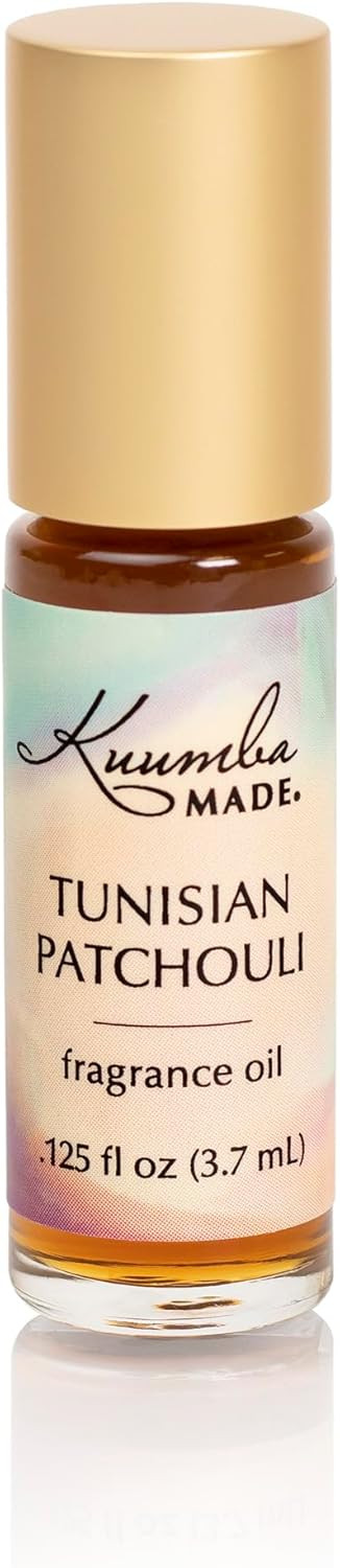 Kuumba Made Tunisian Patchouli Fragrance Oil Roll-On 0.125 Fl Oz (3.7Ml) | Rollerball Perfume | Alcohol Free