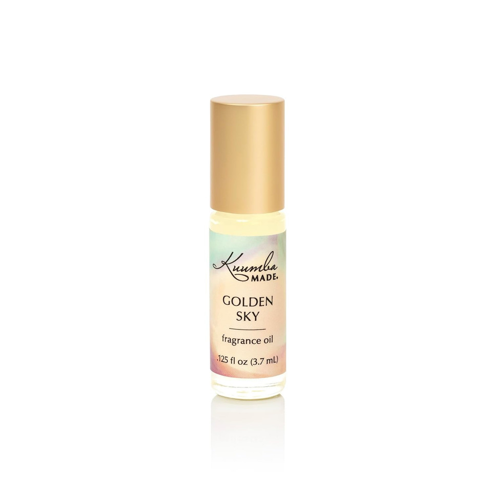 Kuumba Made Golden Sky Fragrance Oil Roll-On 0.125 Fl Oz (3.7Ml) | Rollerball Perfume | Alcohol Free Kuumba Made Golden Sky Fragrance Oil Roll-On 0.125 Fl Oz (3.7Ml) | Rollerball Perfume | Alcohol Free