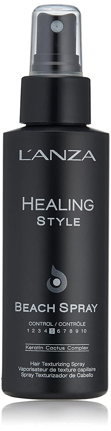 LAnza Healing Style Beach Spray With Medium Hold Effect, Eliminates Frizz, Detangles And Boosts Hair'S Shine, With Uv And Heat Protection To Prevent Sun And Styling Damage (3.4 Fl Oz)