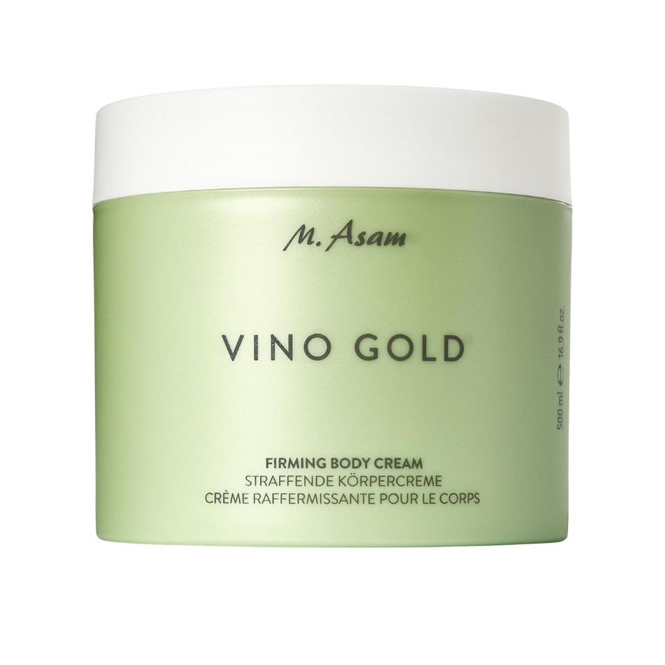 M. Asam Vino Gold Firming Body Cream (16.9 Fl Oz)- Anti-Aging Body Care For Smooth Skin, Lotion For Women With Aloe Vera, Cocoa Butter, Caffeine, Vitamin E & Vitamin B3, Vegan Personal Skin Care M. Asam Vino Gold Firming Body Cream (16.9 Fl Oz)- Anti-Aging Body Care For Smooth Skin, Lotion For Women With Aloe Vera, Cocoa Butter, Caffeine, Vitamin E & Vitamin B3, Vegan Personal Skin Care