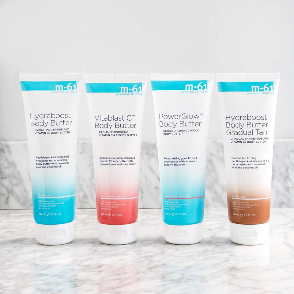 M-61 Hydraboost Body Butter | Hydrating And Firming Body Butter With Peptides, Vitamin B5 And Coconut Oil, 6.7 Fl Oz