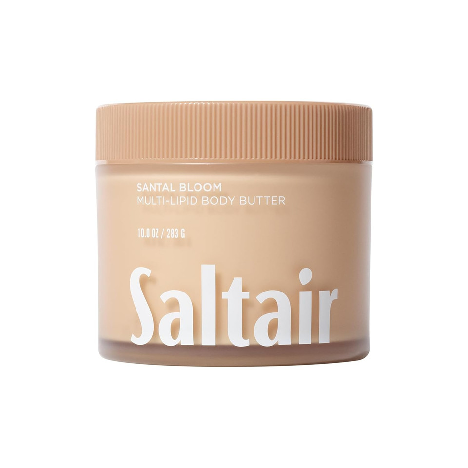 Saltair Multi-Lipid Body Butter - Rich, Nourishing Santal Bloom Hydrating Body Cream With Ceramide Complex, Coconut Oil, Shea Butter, And Sea Buckthorn. Deep Moisturizing Dry Skin Care. 10Oz Jar Saltair Multi-Lipid Body Butter - Rich, Nourishing Santal Bloom Hydrating Body Cream With Ceramide Complex, Coconut Oil, Shea Butter, And Sea Buckthorn. Deep Moisturizing Dry Skin Care. 10Oz Jar