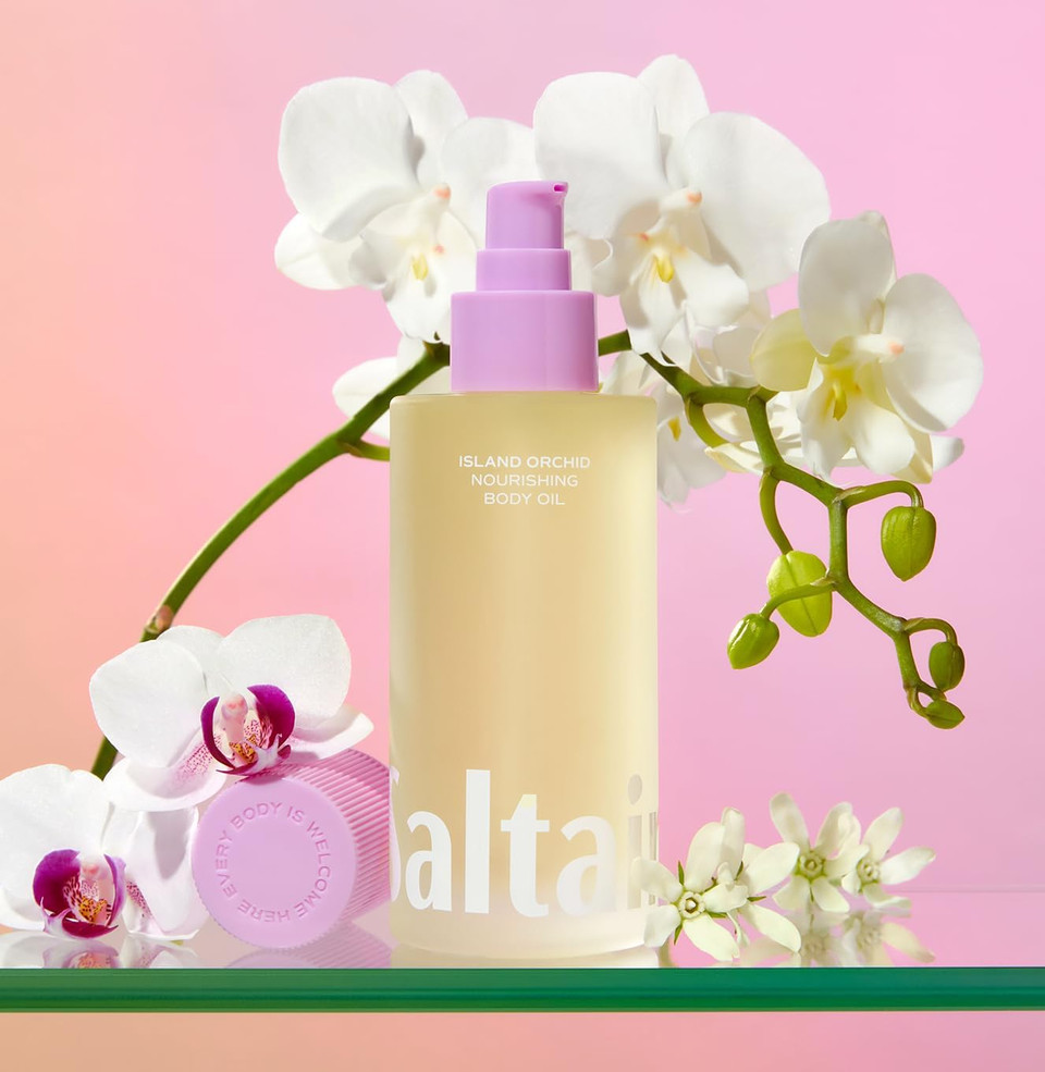 Saltair Body Oil. Luxurious Island Orchid After Shower And Bath Oil Moisturizer For Women. Botanical, Non-Greasy, And Well-Absorbing Lotion For Hydrating Dry Skin. 4Oz Pump Bottle Saltair Body Oil. Luxurious Island Orchid After Shower And Bath Oil Moisturizer For Women. Botanical, Non-Greasy, And Well-Absorbing Lotion For Hydrating Dry Skin. 4Oz Pump Bottle