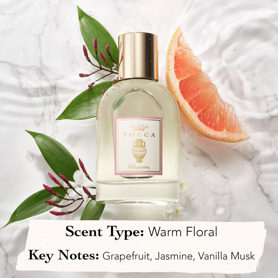 Tocca Cleopatra Scented Dry Body Oil, 3.4 Fl Oz - Olio Sublime Profumato Body Fragrance Featuring Grapefruit, Jasmine & Vanilla Musk Tocca Cleopatra Scented Dry Body Oil, 3.4 Fl Oz - Olio Sublime Profumato Body Fragrance Featuring Grapefruit, Jasmine & Vanilla Musk