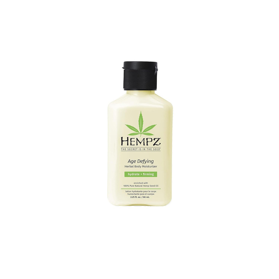 Hempz Body Lotion Age Defying - Shea Butter Daily Moisturizing Cream, Shea Butter Hand And Body Moisturizer - Hemp Lotion - Skin Care Products, Hemp Seed Oil - Mini, 2.25 Oz